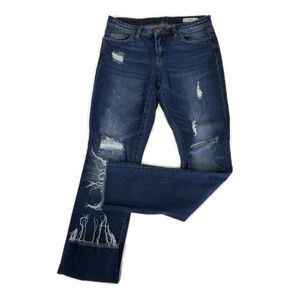 BLANC NYC Deep Cuff Straight Women's Jeans Size 28